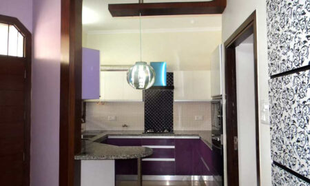 kitchen purple white modern house interior designs pictures