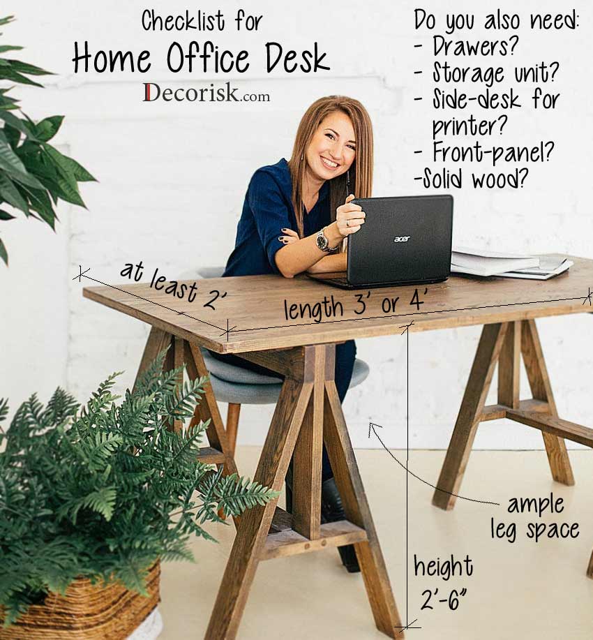 home office desk-size-shopping guide