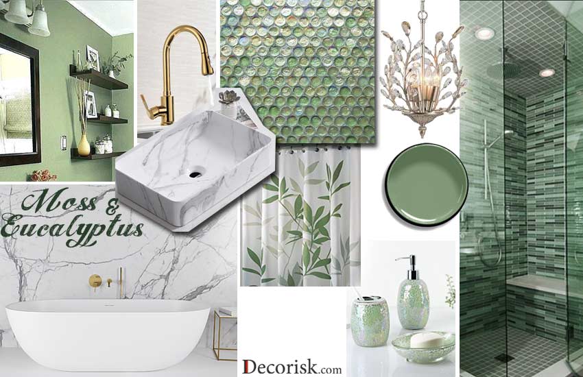 olive-moss-green Bathroom Color Schemes light colors