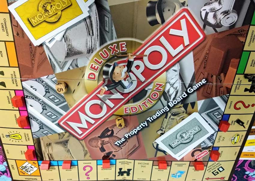 Monopoly Chance Board Game, Fast-Paced Monopoly Game, 20 Min