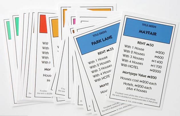 mortgage rules monopoly